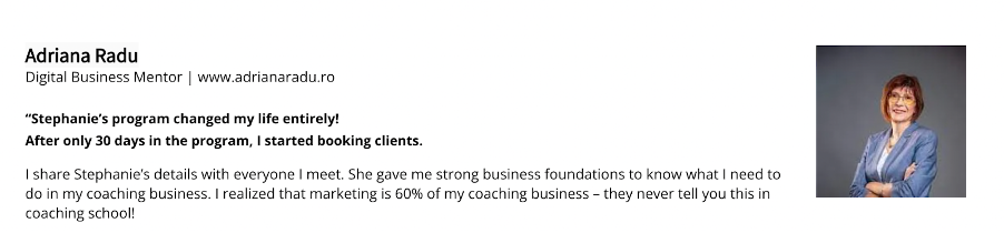 launch master workshop testimonial by adriana