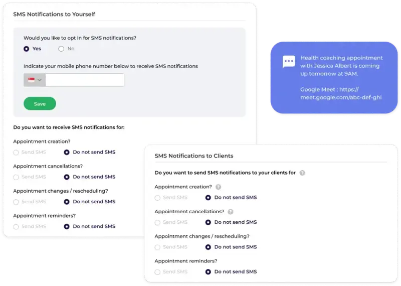 Stay on Track with SMS Reminders