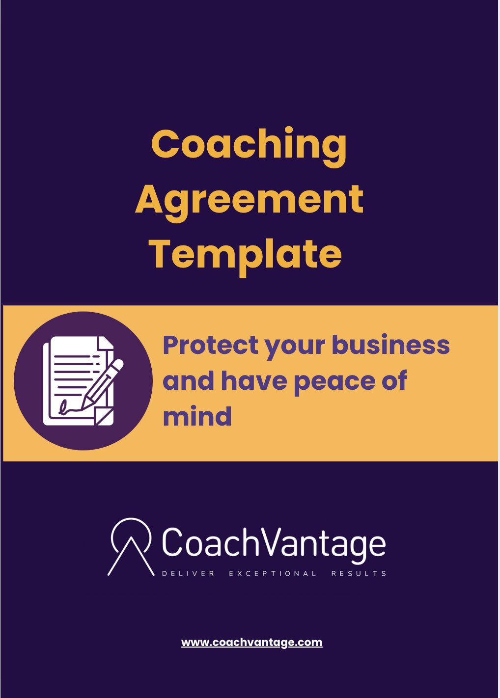 coaching agreement template coaching resource