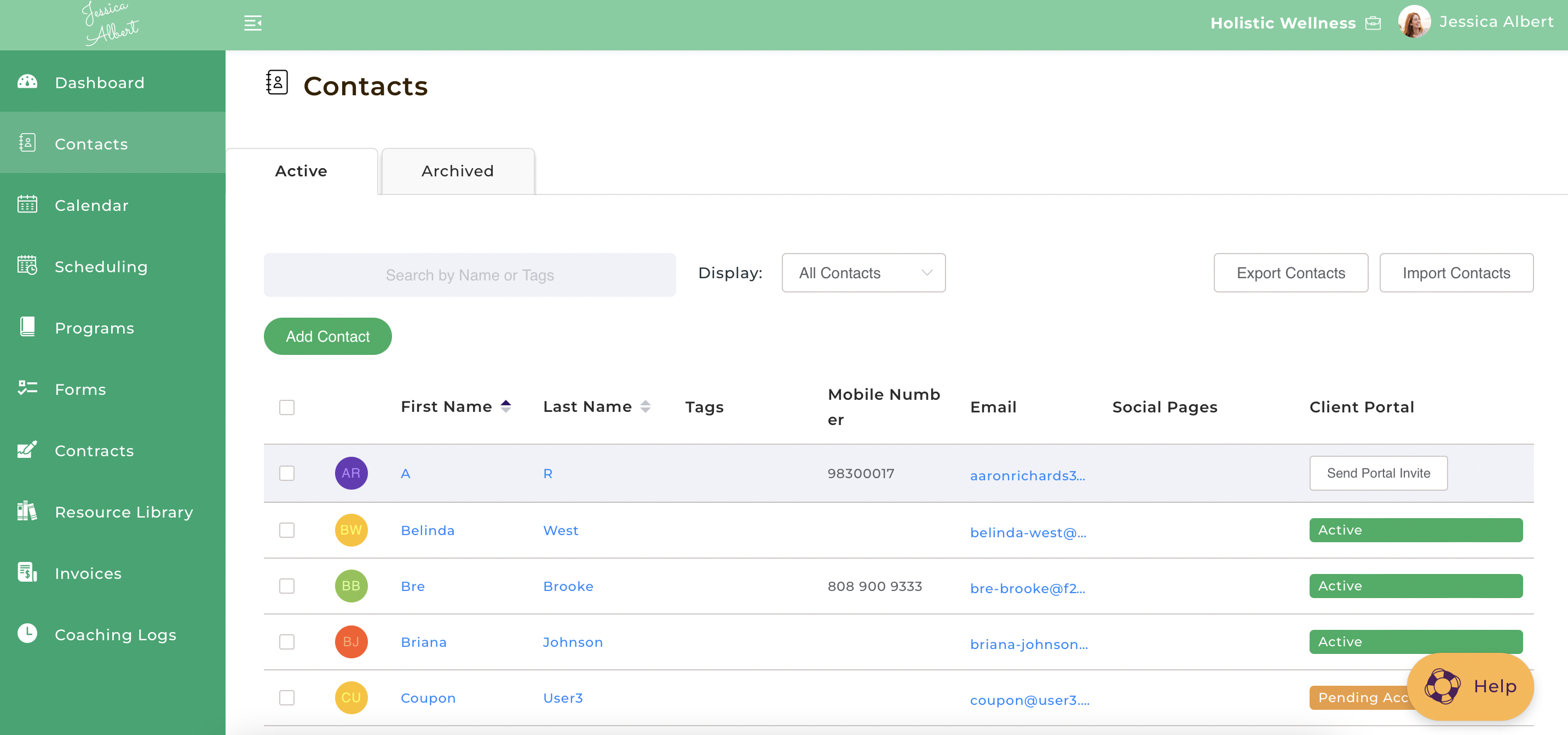 CONTACTS MANAGEMENT
