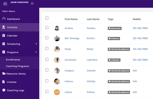 online coaching app