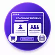 Coaching program software for creating, selling, and managing 1:1 and group coaching programs online