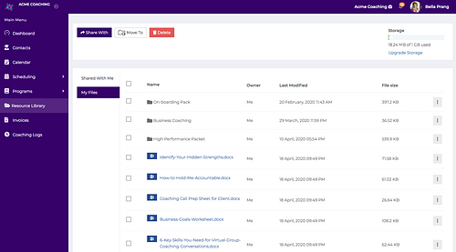 coaching portal