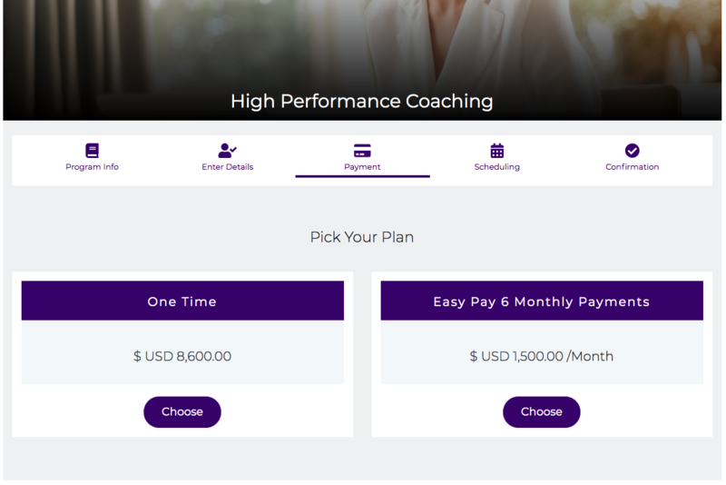 coaching tool for sales page